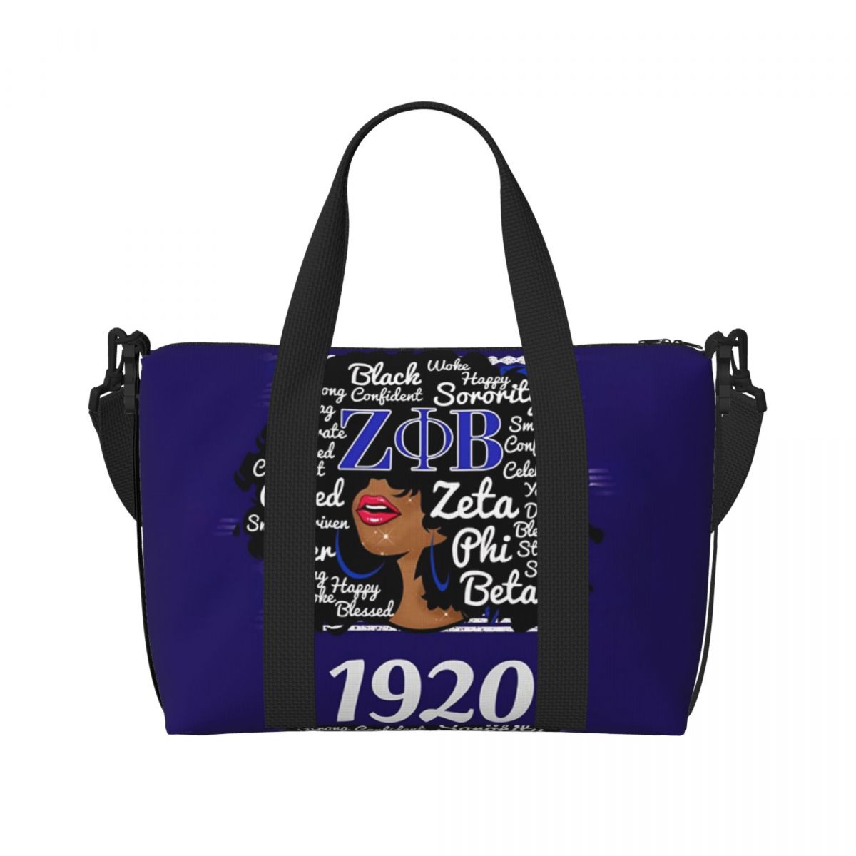 Travel Accessories Greece - Benutzerdefinierte Zeta Phi Beta Sorority-Einkaufstasche für