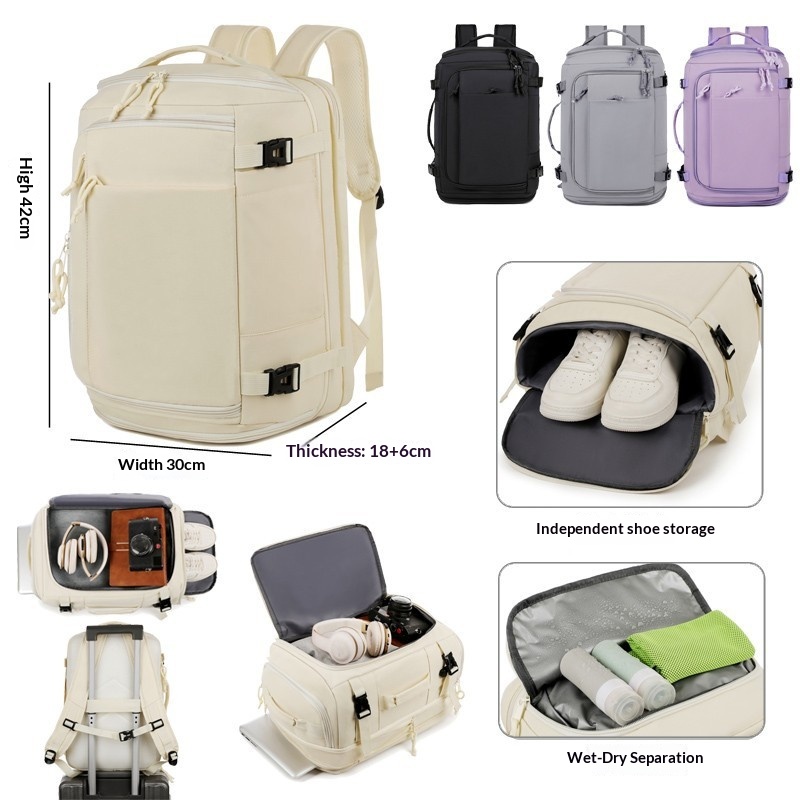 Travel Accessories B&M - Reiserucksack mit Großer Kapazität Multifunktionale Computertasche