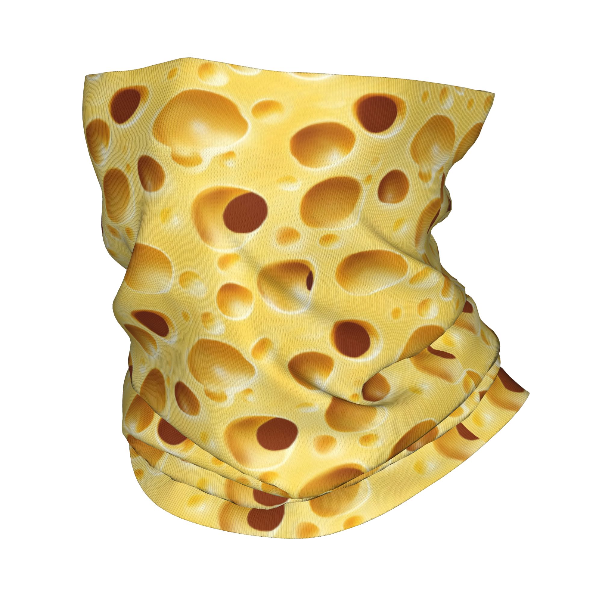 Travel Accessories Neck - Cheese Bandana Halstuch, bedruckte Wickelmaske, Schal,