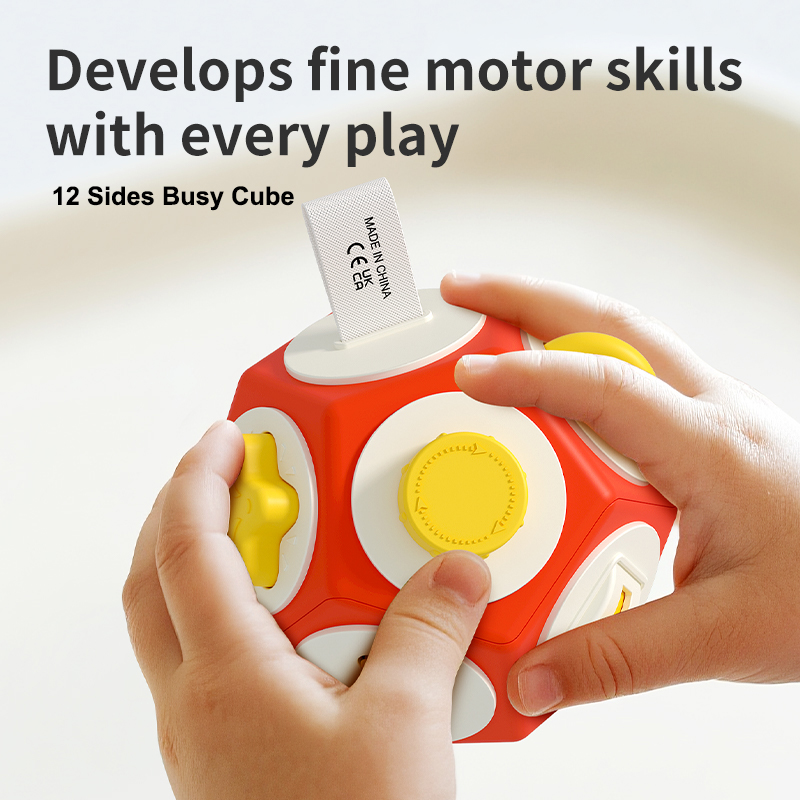 Travel Accessories Toddler - Montessori Beschäftigungswürfel für Kleinkinder, Sensorisches Spielzeug