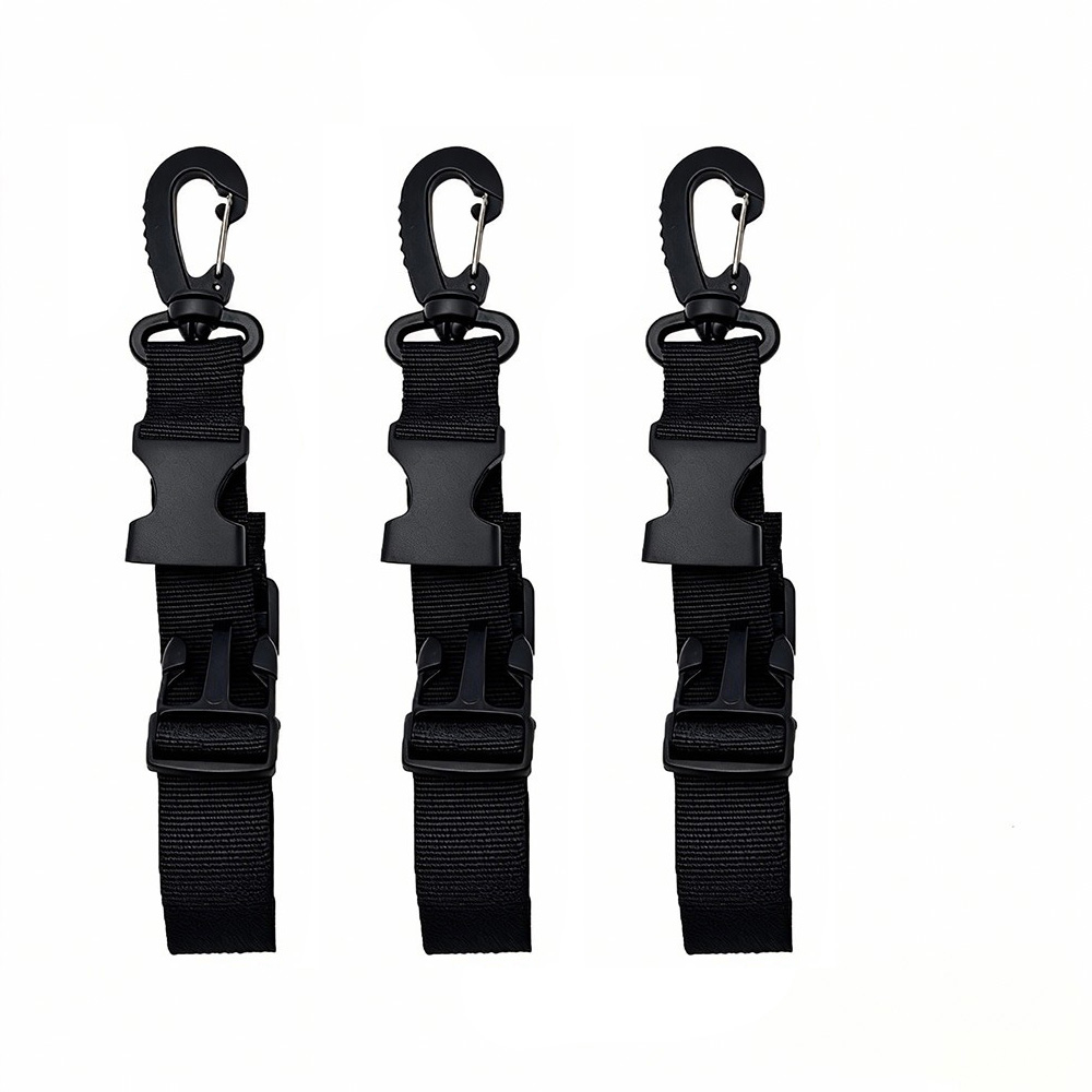 Travel Accessories B&M - 360-Grad drehbarer Rundkopf-Rucksackgurt für Reisegepäck, schnelle