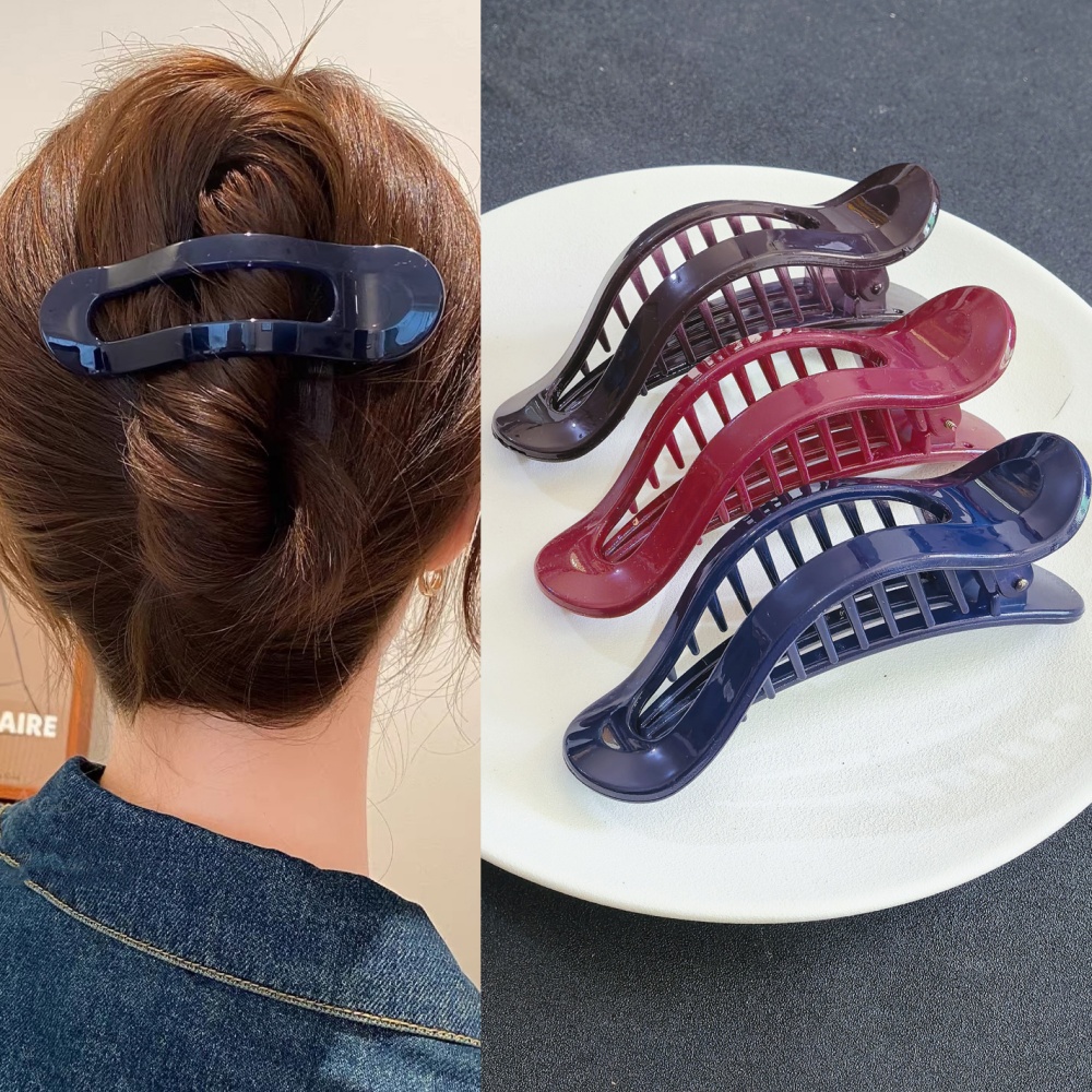 Travel Accessories Aesthetic - Große Flache Entenschnabel-Haarklammern mit Starkem Halt,