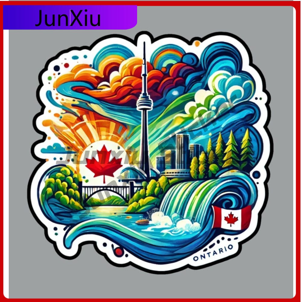 Travel Accessories Canada - Ontario Kanada Reiseaufkleber, kratzfest, Zubehör, Aufkleber,