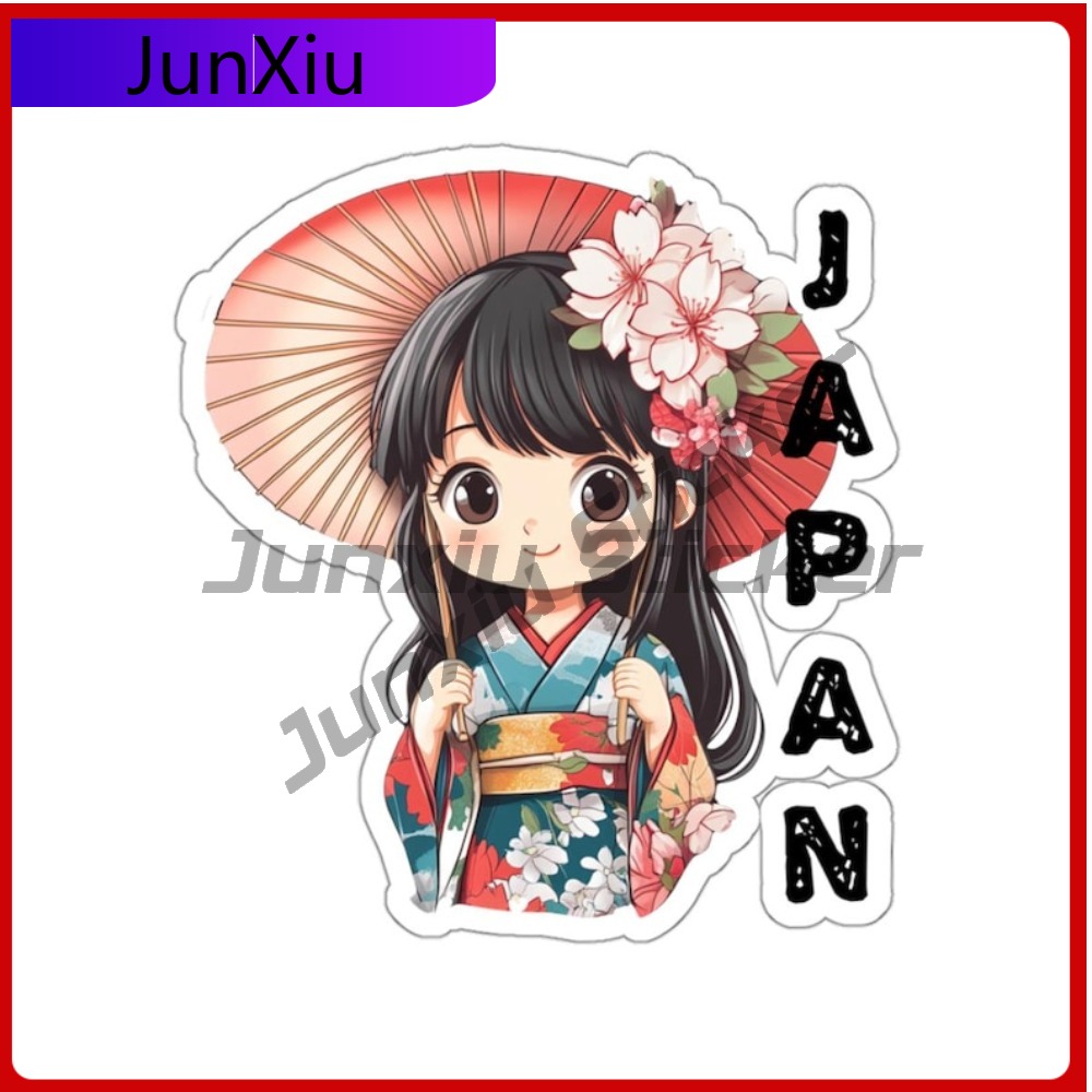 Travel Accessories For Girls - Japan Reiseaufkleber Asiatische japanische Mädchenaufkleber Außenzubehör