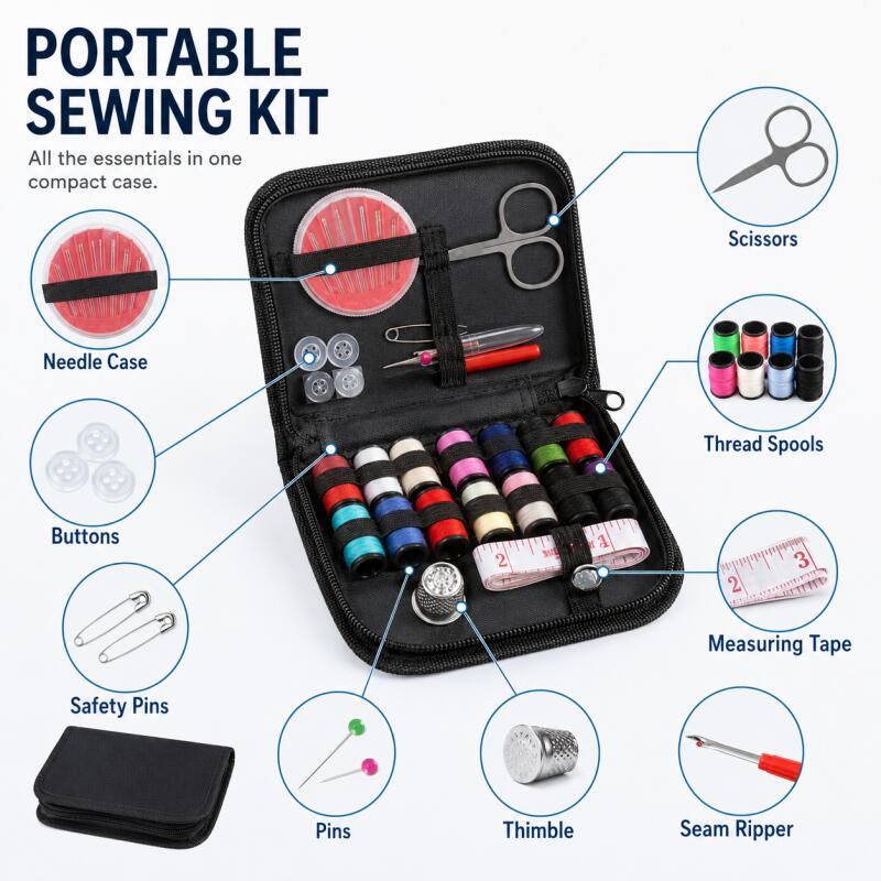 Tragbares Nähset für Anfänger  – Travel Accessories To Sew Bewertung und Preis