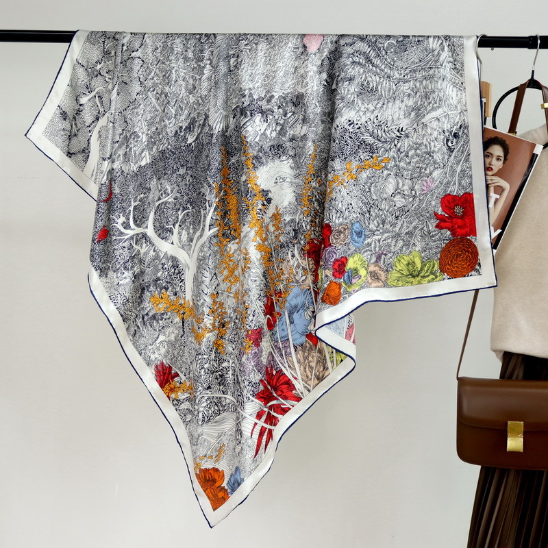 110CM Seidenschal Luxuriöse Ha – Travel Accessories Neck Bewertung und Preis