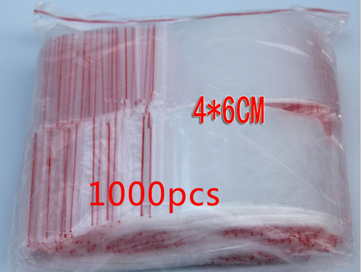 1000 Stück 4 x 6 cm PE-transpa – Travel Ziplock Bags Bewertung und Preis