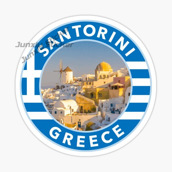 SANTORINI GREECE Autoaufkleber – Travel Accessories Greece Bewertung und Preis