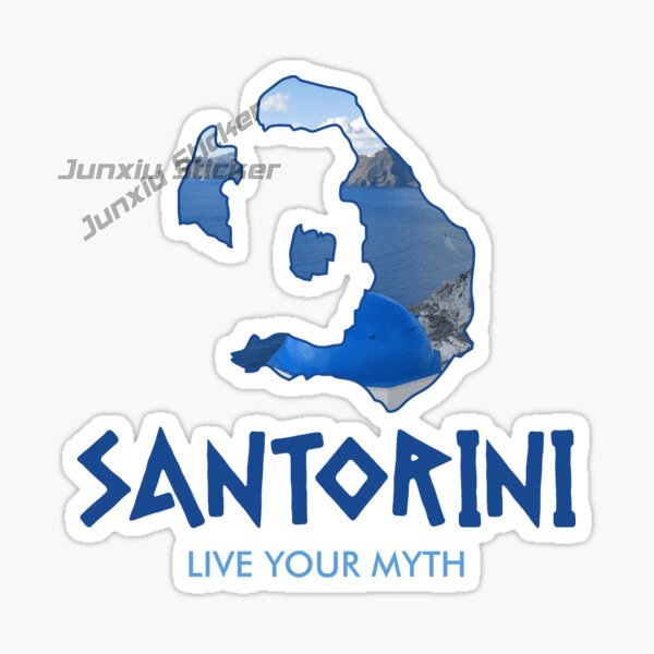 SANTORINI GREECE Autoaufkleber – Travel Accessories Greece Bewertung und Preis