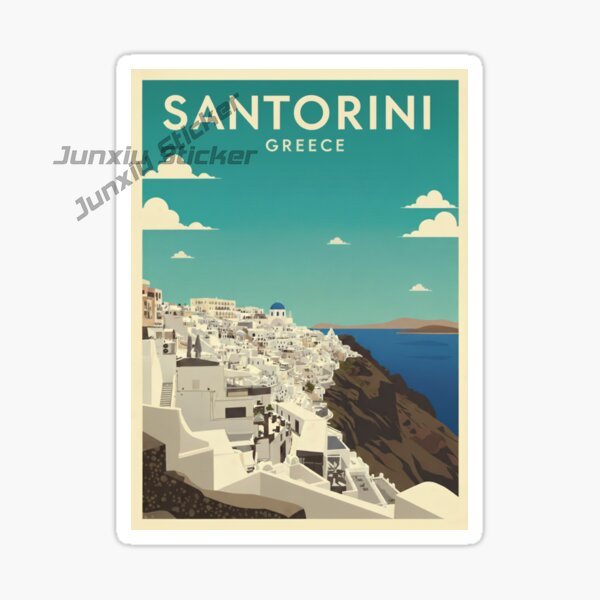SANTORINI GREECE Autoaufkleber – Travel Accessories Greece Bewertung und Preis