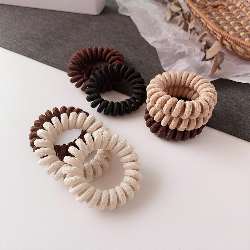 Spiralförmige Haargummis Ohne  – Travel Accessories For Girls Bewertung und Preis