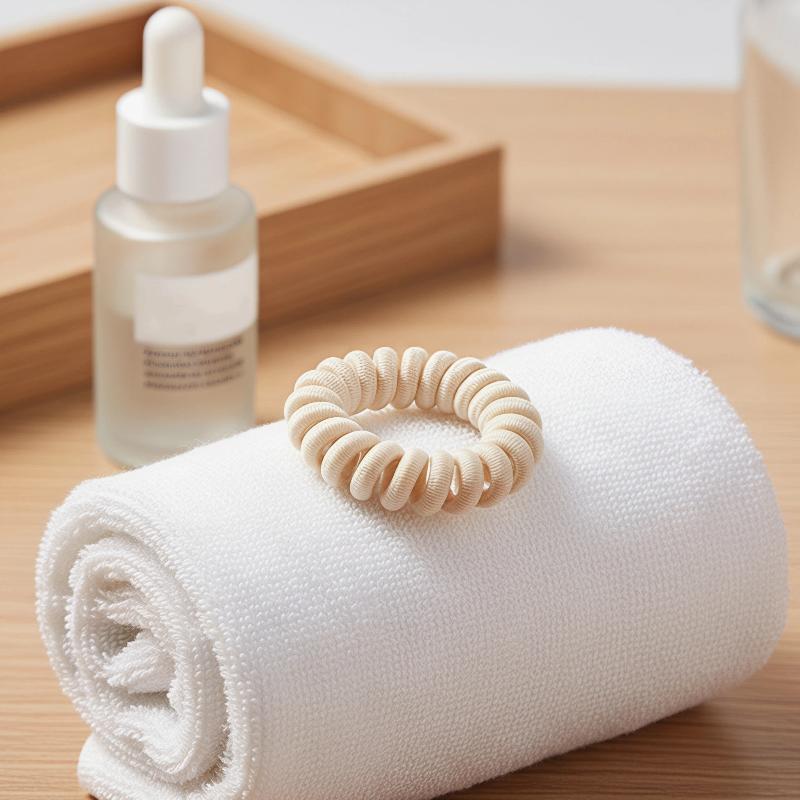 Spiralförmige Haargummis Ohne  – Travel Accessories For Girls Bewertung und Preis