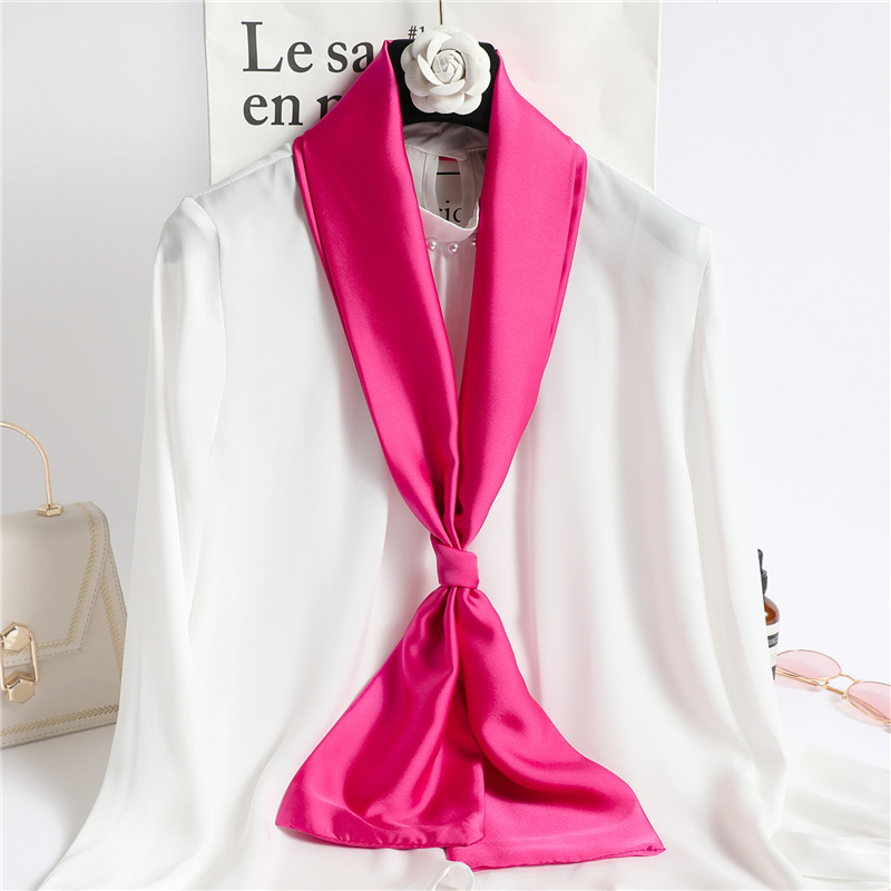 Roter, einfarbiger, langer Sei – Travel Accessories Neck Bewertung und Preis