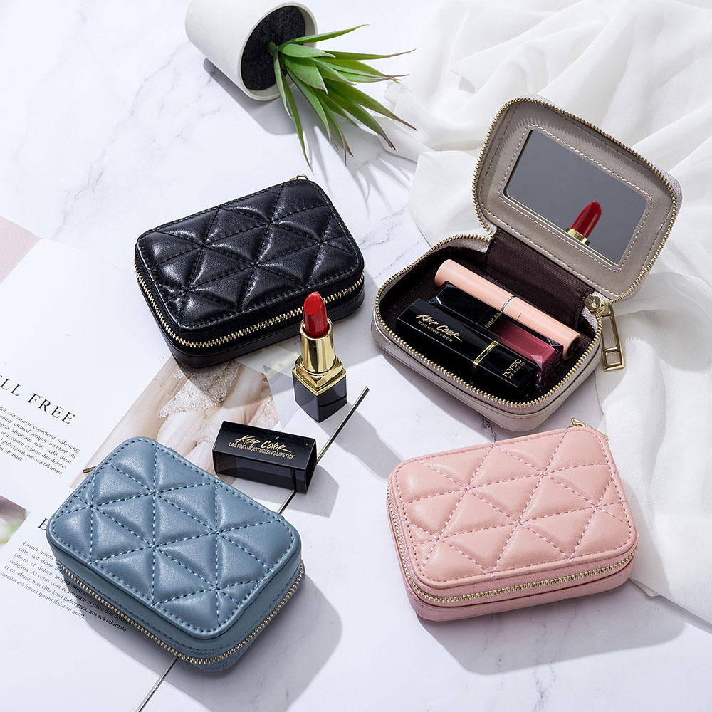 Neue PU Lippenstifte Lagerung  – Travel Ziplock Bags Bewertung und Preis